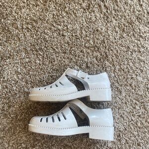 Melissa White Platform Sandals